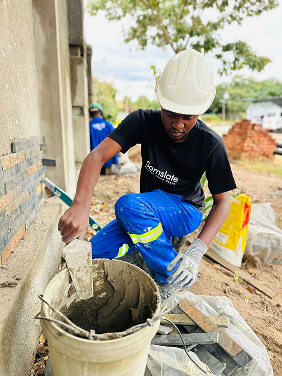 Cladding installation