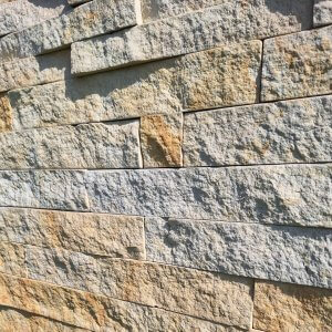 Desert Sandstone Riven – Natural Stone Cladding for Outdoor Walls